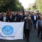 اجتماع بزرگ دانشگاهیان در میدان فلسطین+ عکس