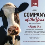 اپل توسط بنیاد PETA به‌عنوان شرکت برتر 2023 معرفی شد