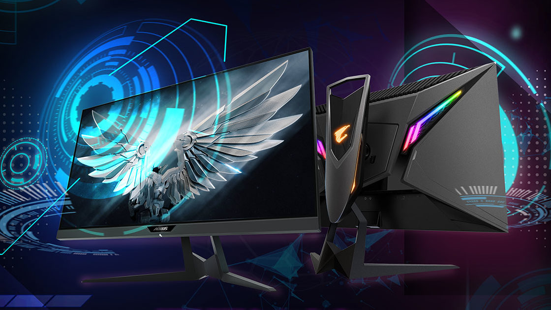 بهترین مانیتورهای گیمینک با کیفیت 2K از برندهای گوناگون 19 مانیتور گیگابایت مدل AORUS FI27Q