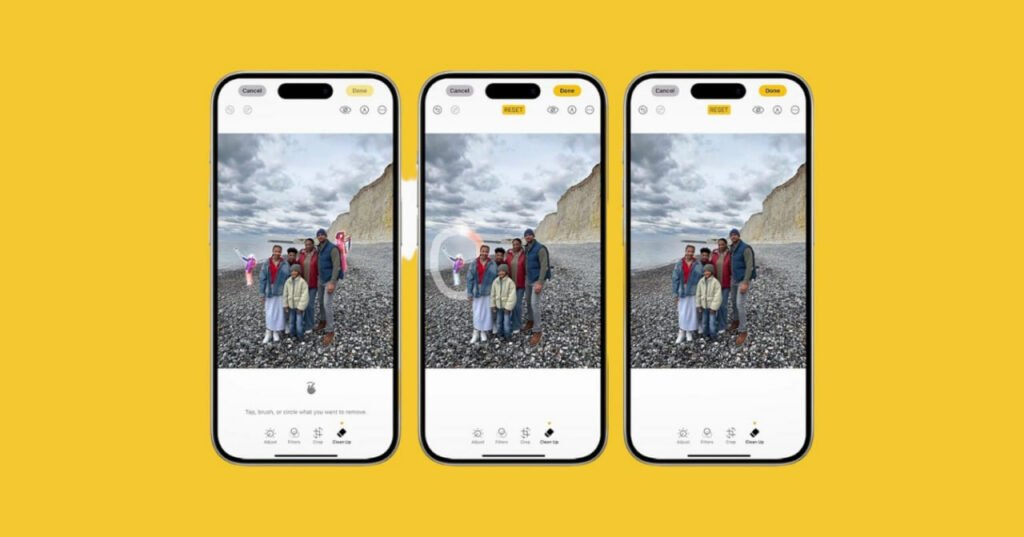 اپل با آپدیت تازه iOS، قابلیت هوش مصنوعی حذف اشیا ناخواسته از عکسها را انتشار کرد_تونل زمان 1 اپل با آپدیت جدید iOS، قابلیت هوش مصنوعی حذف اشیا ناخواسته از عکسها را منتشر کرد
