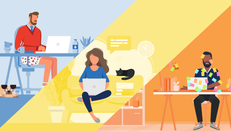 چطور ارتباطات تیمی دورکاری و هیبریدی مدیریت کنیم؟_تونل زمان 64 چطور ارتباطات تیمی دورکاری و هیبریدی مدیریت کنیم؟