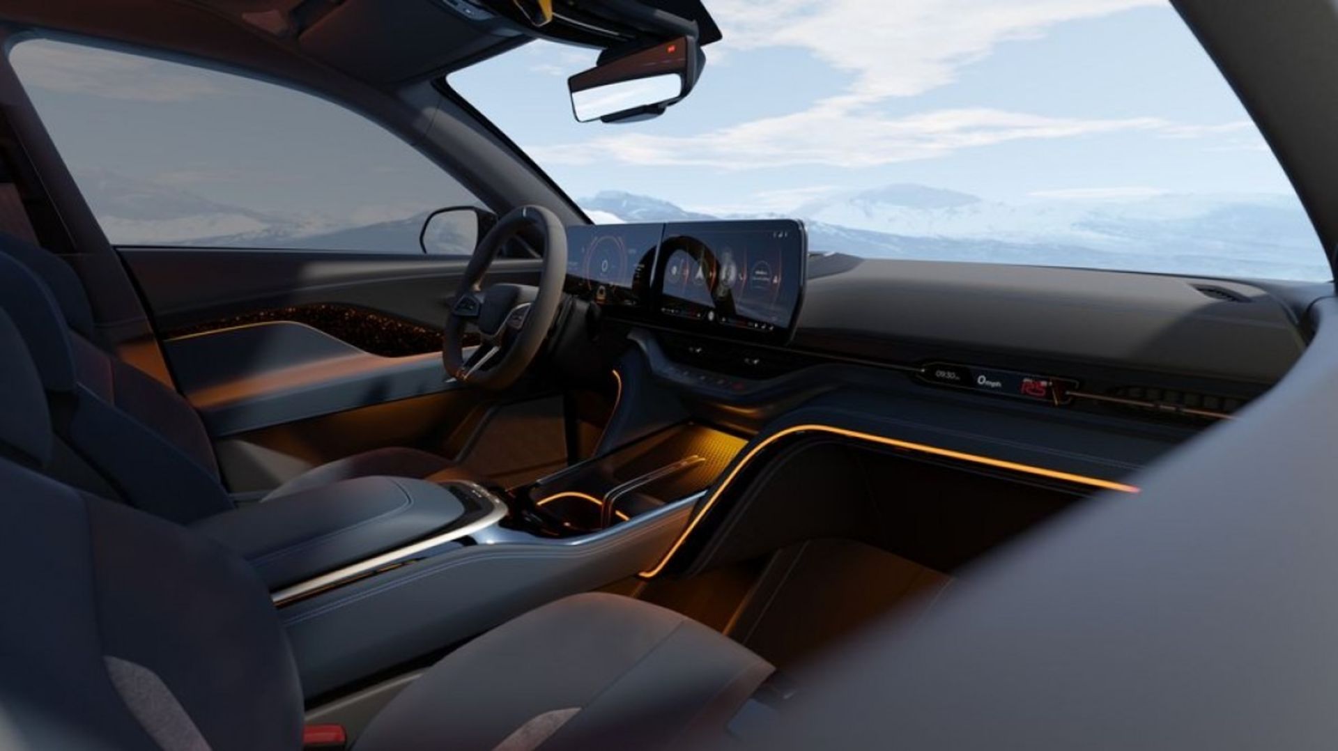 نمای داخل کابین خودرو مولن FIVE RS