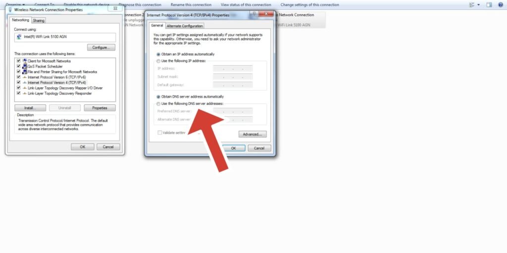 آموزش از بین بردن خطای اتصال شما خصوصی نیست در گوگل کروم_تونل زمان 10 تغییر DNS