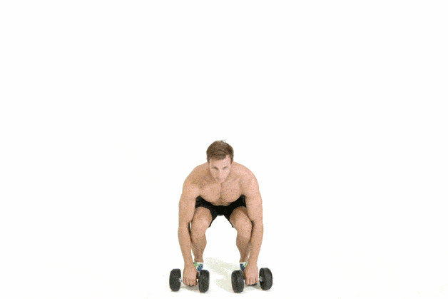 حرکات بدنسازی با دمبل؛ ۲۷ تمرین و انواع حرکات با دمبل_تونل زمان 28 ورزش با دمبل - حرکت دمبل کلین