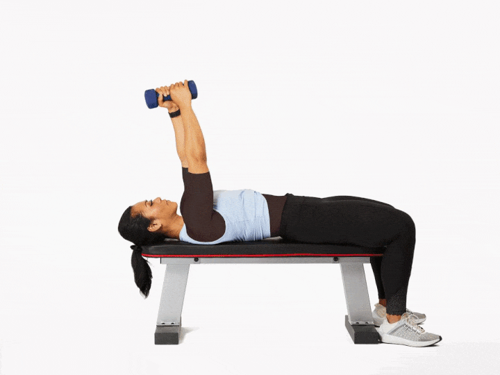 حرکات بدنسازی با دمبل؛ ۲۷ تمرین و انواع حرکات با دمبل_تونل زمان 30 ورزش با دمبل - پلاور دمبل دست خم