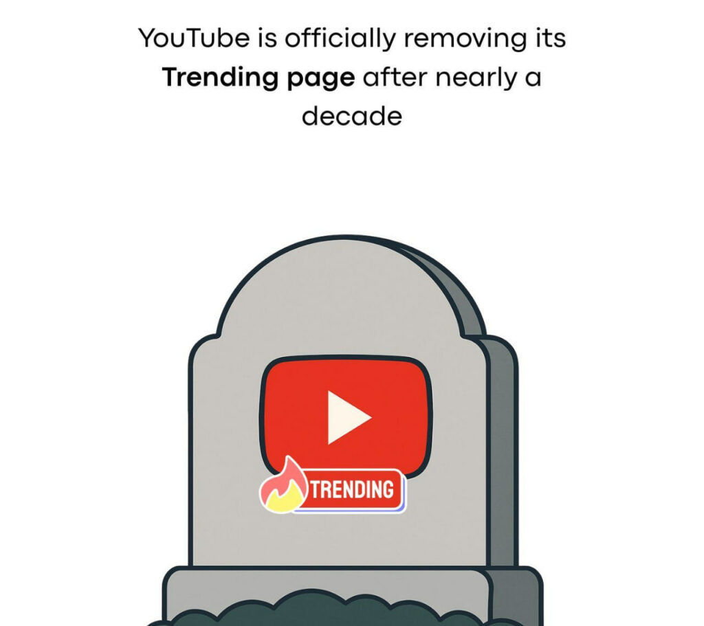 یوتوب بعد از یک دهه، قسمت Trending را از پلتفرم خود حذف میکند_تونل زمان 1 یوتوب پس از یک دهه، بخش Trending را از پلتفرم خود حذف میکند