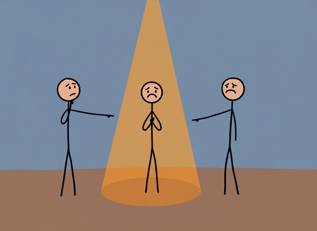 تاثییر اسپات لایت چیست و چرا دیگران آنقدر که فکر میکنید به شما دقت نمیکنند؟_تونل زمان 4 اثر اسپات لایت چیست و چرا دیگران آنقدر که فکر میکنید به شما توجه نمیکنند؟